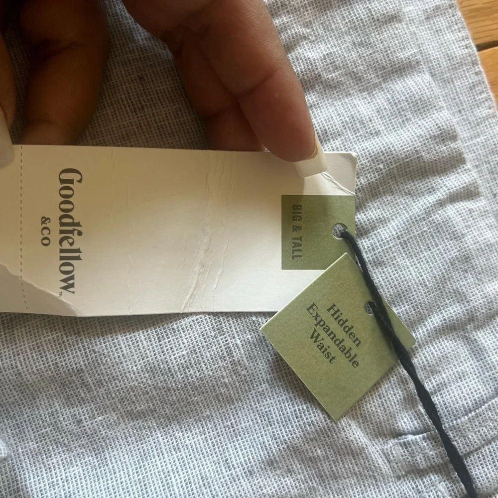 goodfellow co linden shorts Men’s Linen Cotton Blend Chino 9” Inseam Size 56 NWT